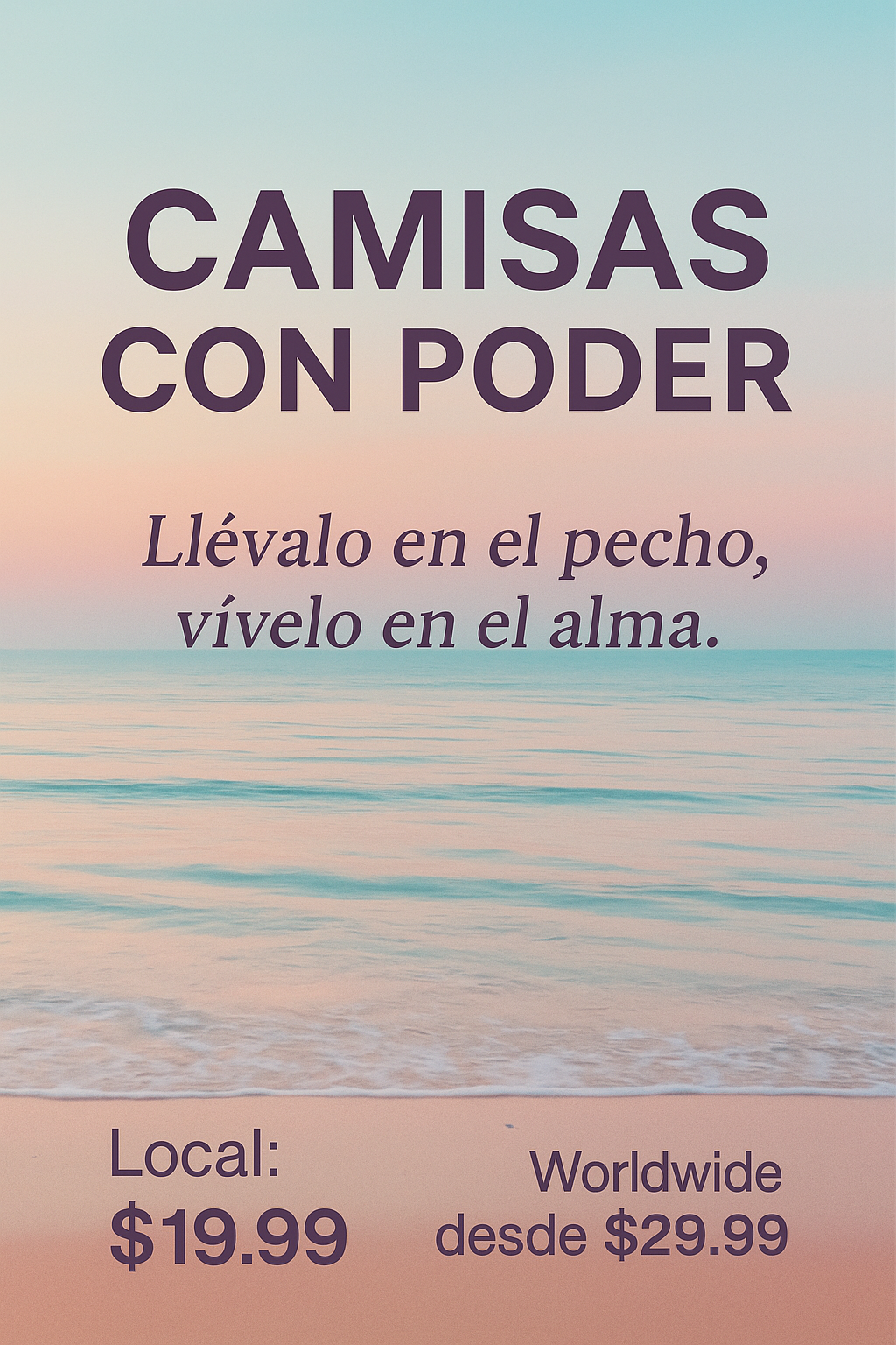 Camisas con Poder – Llévalo en el pecho, vívelo en el alma 🌸✨