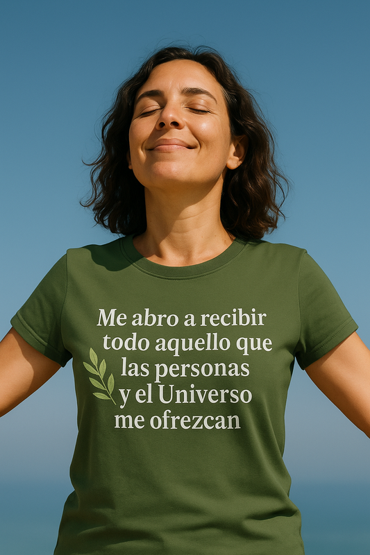 Camisa con Poder – Me abro a recibir todo aquello que las personas y el Universo me ofrezcan